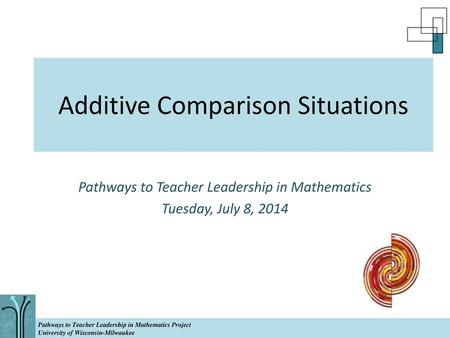 Additive Comparison Situations