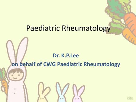 Paediatric Rheumatology