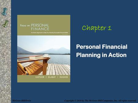 Chapter 1 Personal Financial Planning in Action McGraw-Hill/Irwin