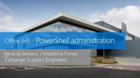 Office PowerShell administration