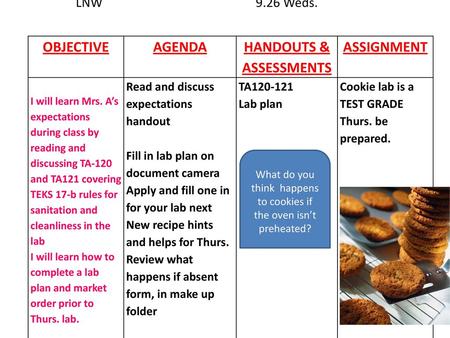 HANDOUTS & ASSESSMENTS