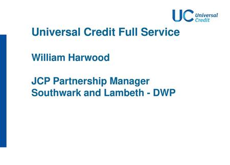 Universal Credit Full Service