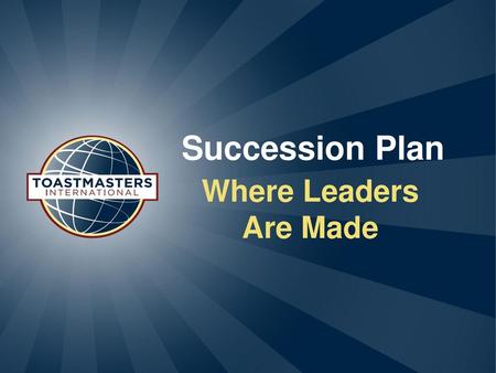 Succession Plan Where Leaders Are Made