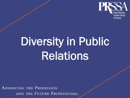 Diversity in Public Relations