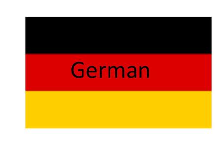 German.