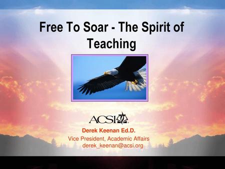 Free To Soar - The Spirit of Teaching