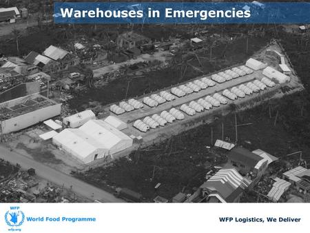 Warehouses in Emergencies