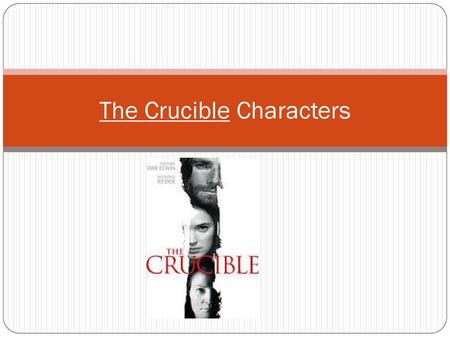 The Crucible Characters