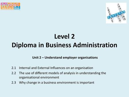 Level 2 Diploma in Business Administration