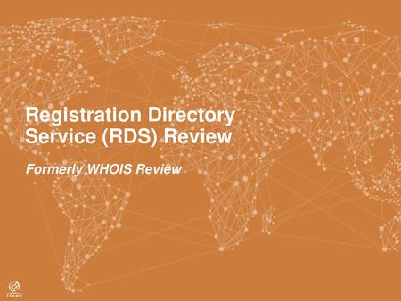 Registration Directory Service (RDS) Review