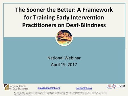 National Webinar April 19, 2017