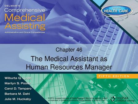 The Medical Assistant as Human Resources Manager