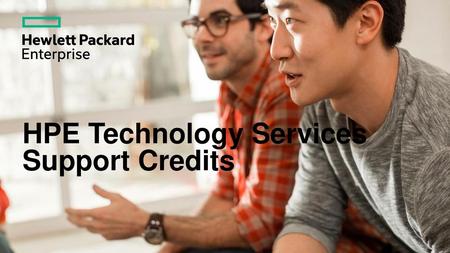 HPE Technology Services Support Credits