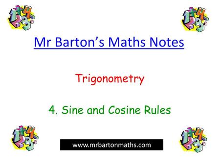 Mr Barton’s Maths Notes