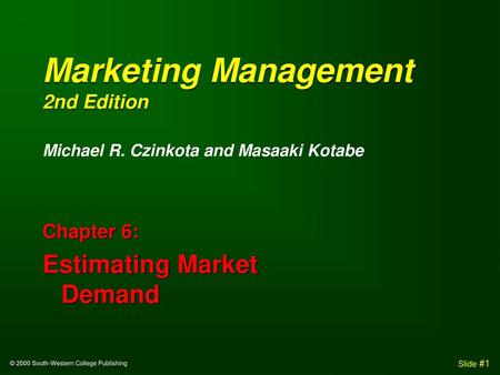 Marketing Management 2nd Edition