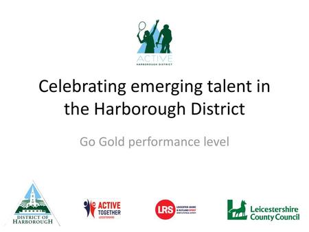 Celebrating emerging talent in the Harborough District