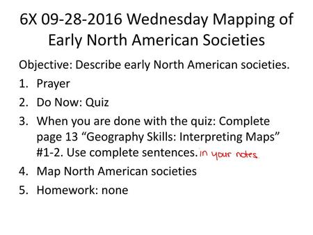 6X Wednesday Mapping of Early North American Societies