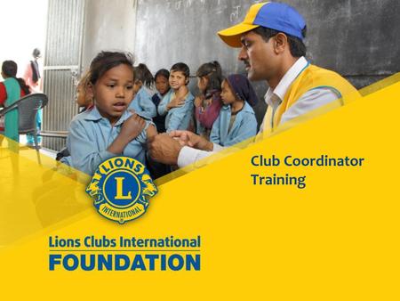 Club Coordinator Training