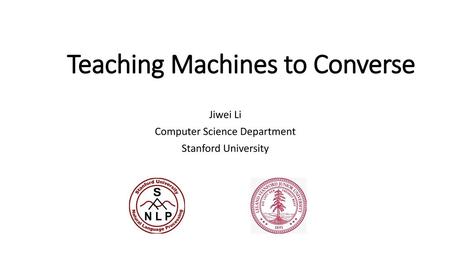 Teaching Machines to Converse