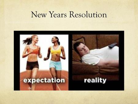 New Years Resolution Introduction