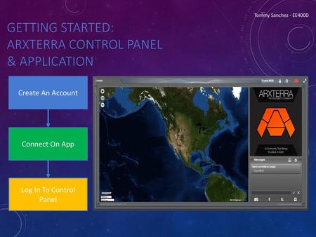 Getting Started: Arxterra Control Panel & Application