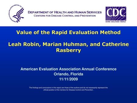 American Evaluation Association Annual Conference