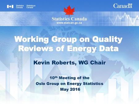 Working Group on Quality Reviews of Energy Data