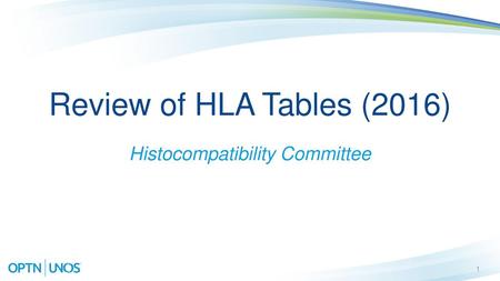 Histocompatibility Committee