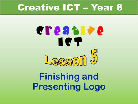 Finishing and Presenting Logo