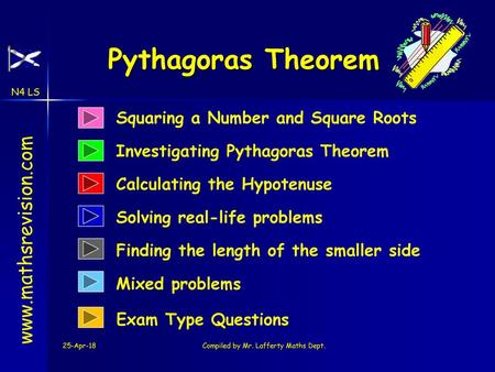 Compiled by Mr. Lafferty Maths Dept.