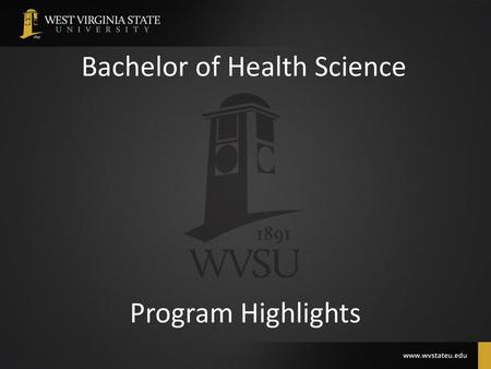 Bachelor of Health Science