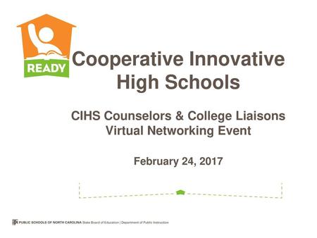 Cooperative Innovative High Schools