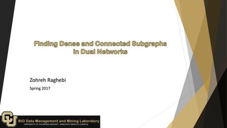 Finding Dense and Connected Subgraphs in Dual Networks