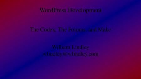 WordPress Development