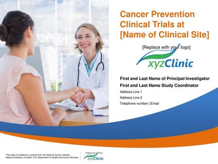 Cancer Prevention Clinical Trials at [Name of Clinical Site]