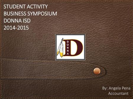 Student activity business Symposium Donna ISD