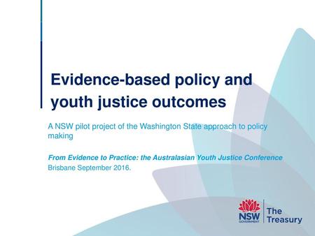 Evidence-based policy and youth justice outcomes