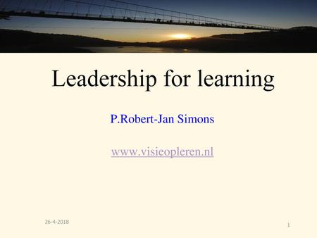 Leadership for learning