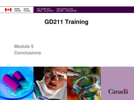 GD211 Training Module 5 Conclusions.