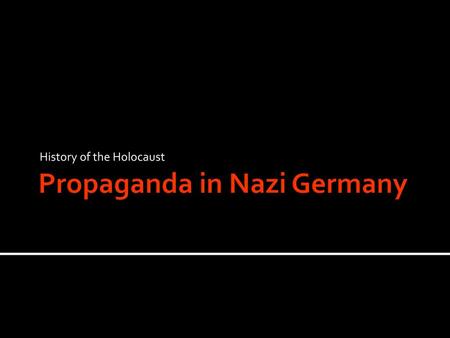 Propaganda in Nazi Germany