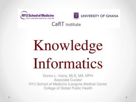 Knowledge Informatics