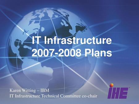 IT Infrastructure Plans