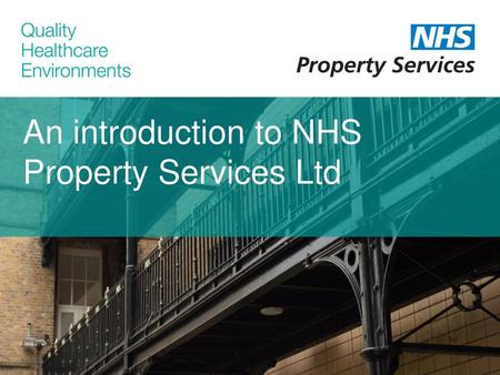 An introduction to NHS Property Services Ltd