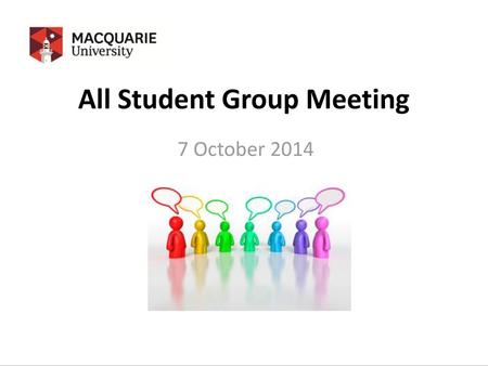 All Student Group Meeting