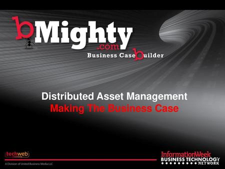 Distributed Asset Management Making The Business Case