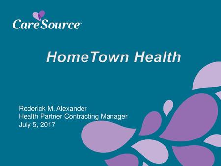 HomeTown Health Roderick M. Alexander