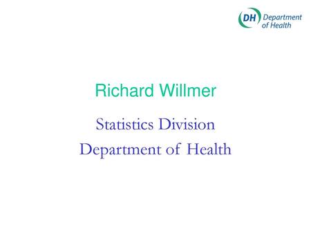 Statistics Division Department of Health