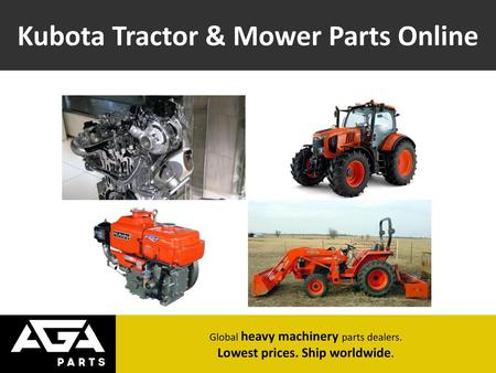 Kubota Tractor & Mower Parts Online