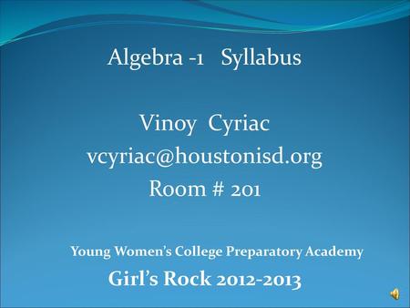 Young Women’s College Preparatory Academy