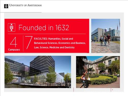 UNIVERSITY OF AMSTERDAM